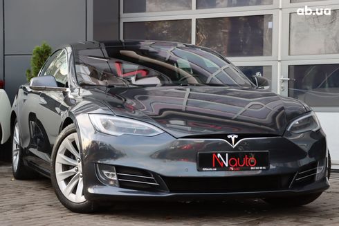 Tesla Model S 2017 серый - фото 2