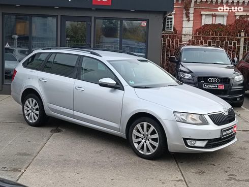 Skoda octavia a7 2015 серый - фото 8