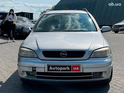 Opel Astra 2001 серый - фото 12