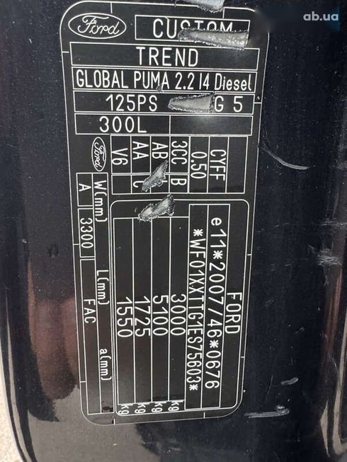 Ford Transit Custom 2014 - фото 28