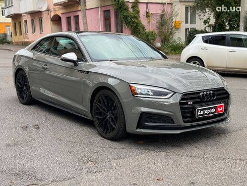 Audi S5 2017 серый - фото 5
