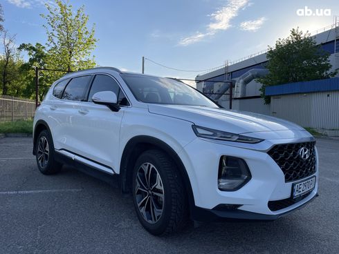 Hyundai Santa Fe 2019 белый - фото 4