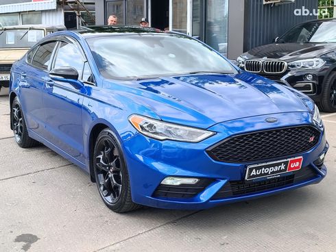 Ford Fusion 2017 синий - фото 16