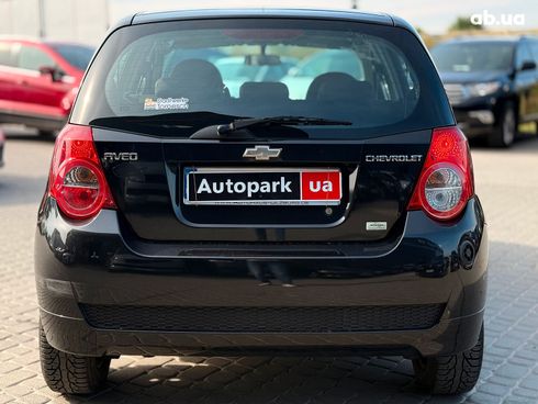 Chevrolet Aveo 2009 черный - фото 7
