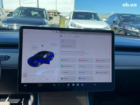 Tesla Model 3 2018 синий - фото 19