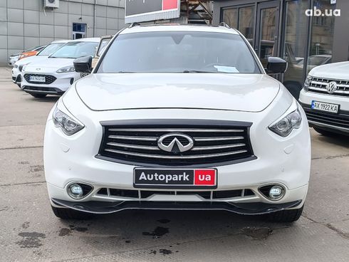 Infiniti FX-Series 2013 белый - фото 2