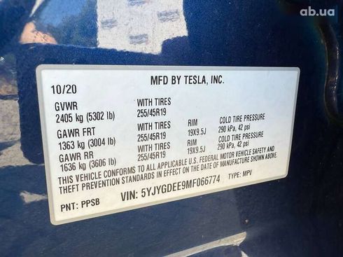 Tesla Model Y 2021 - фото 17