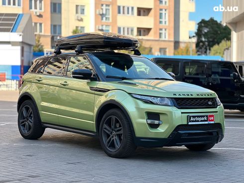 Land Rover Range Rover Evoque 2012 зеленый - фото 3