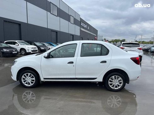 Renault Logan 2018 белый - фото 4