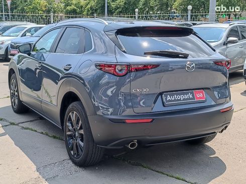 Mazda CX-30 2023 серый - фото 8