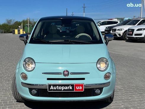 Fiat 500 2017 синий - фото 14
