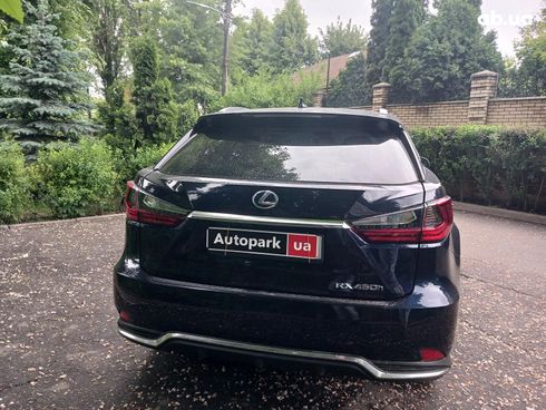 Lexus rx 450 h 2020 синий - фото 5