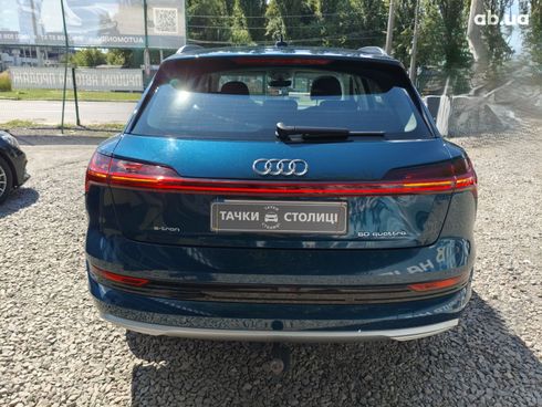 Audi E-Tron 2020 синий - фото 7