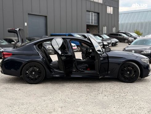 BMW 5 серия 2017 синий - фото 37