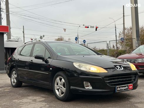 Peugeot 407 2007 черный - фото 3