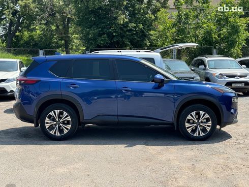 Nissan Rogue 2023 синий - фото 3