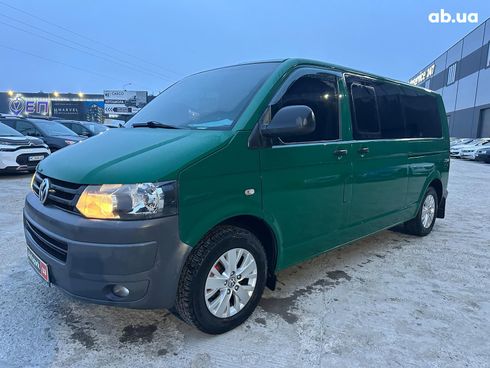 Volkswagen T5 (Transporter) 2011 зеленый - фото 3