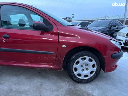 Peugeot 206 2006 красный - фото 17