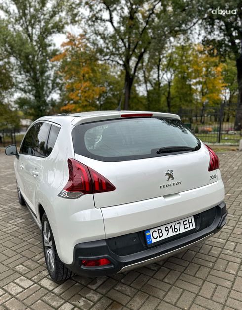 Peugeot 3008 2014 белый - фото 3