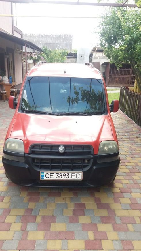 Fiat Doblo 2002 красный - фото 4