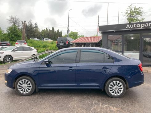Skoda Rapid 2018 синий - фото 8