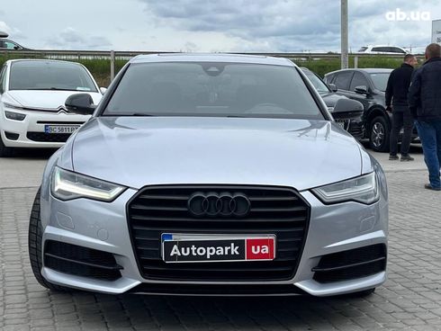 Audi A6 2015 серый - фото 2