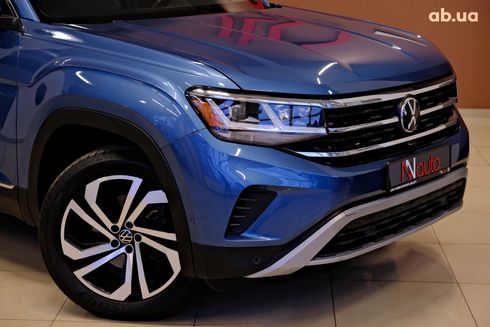 Volkswagen Atlas 2020 синий - фото 3