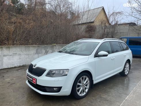 Skoda octavia a7 2016 белый - фото 24