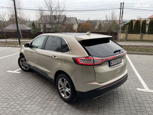 Ford Edge 2017 бежевый - фото 16