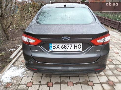 Ford Fusion 2015 серый - фото 4