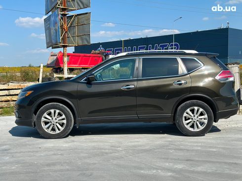 Nissan Rogue 2014 зеленый - фото 5