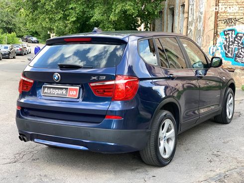 BMW X3 2011 синий - фото 5