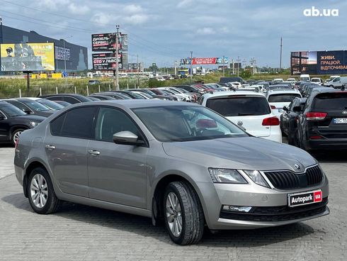 Skoda octavia a7 2017 бежевый - фото 3