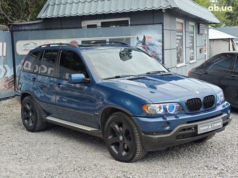 BMW X5 2001 синий - фото 3