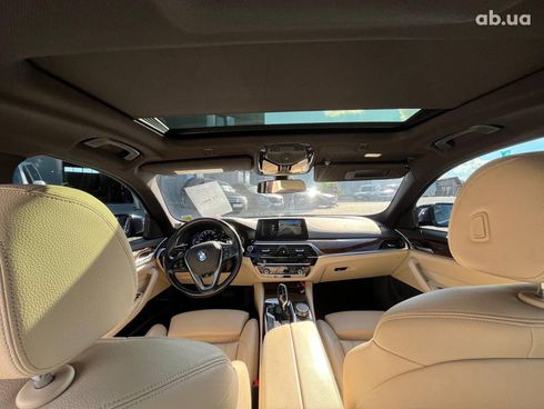 BMW 5 серия 2018 синий - фото 23