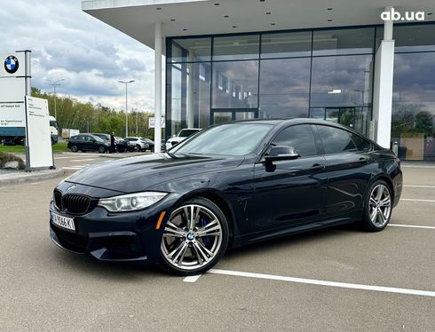 BMW 4 Series Gran Coupe 2015 синий - фото 2