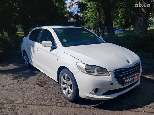 Peugeot 301 2016 белый - фото 3