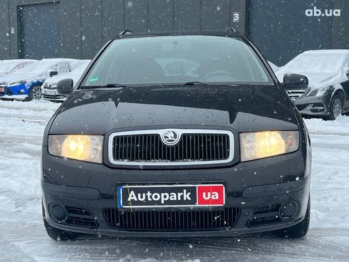Skoda Fabia 2006 черный - фото 2