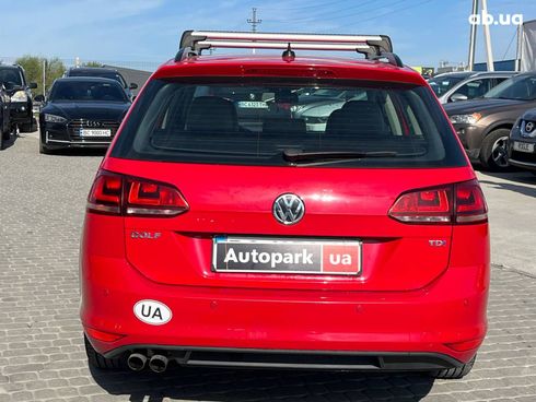 Volkswagen Golf Variant 2015 красный - фото 5