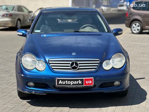 Mercedes-Benz C-Класс 2002 синий - фото 2