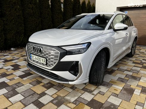 Audi Q4 e-tron 2023 белый - фото 7