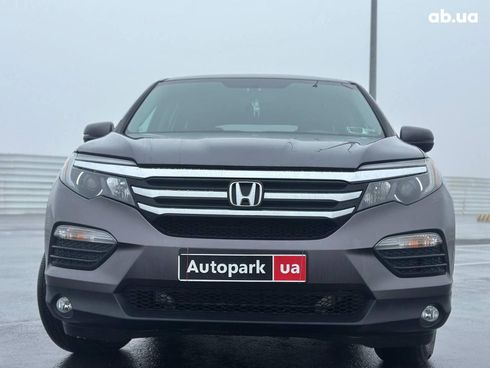 Honda Pilot 2015 серый - фото 2