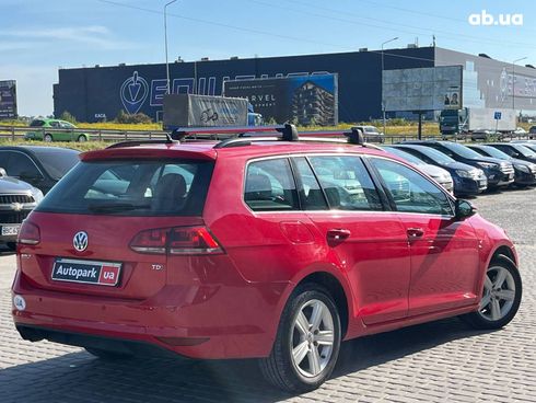 Volkswagen Golf Variant 2015 красный - фото 7