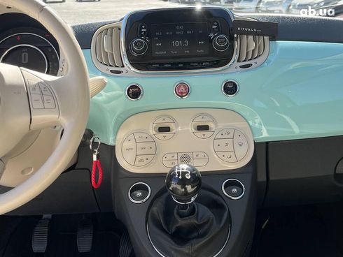 Fiat 500 2017 синий - фото 32