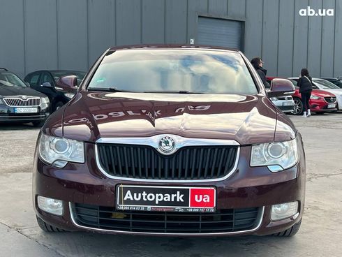 Skoda Superb 2008 красный - фото 2