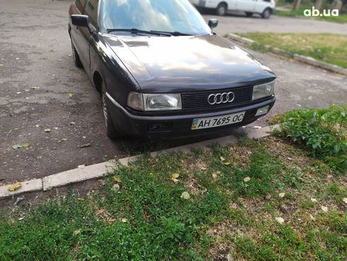 Audi 80 1987 черный - фото 13