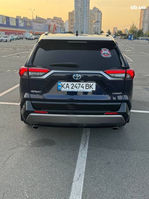 Toyota RAV4 Hybrid 2020 синий - фото 7