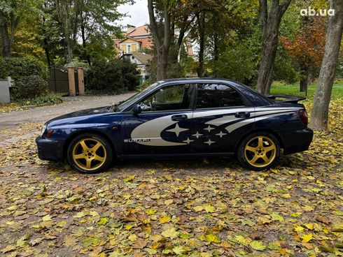 Subaru Impreza 2002 синий - фото 12
