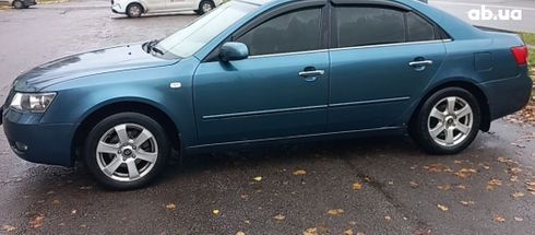Hyundai Sonata 2005 синий - фото 2