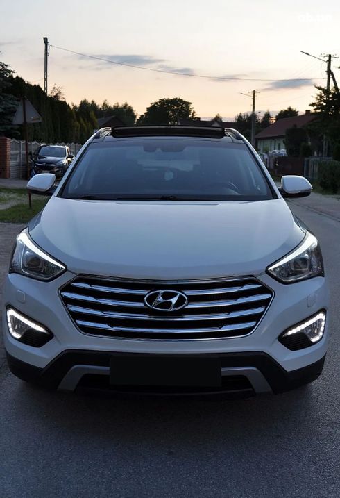 Hyundai Grand Santa Fe 2015 белый - фото 2